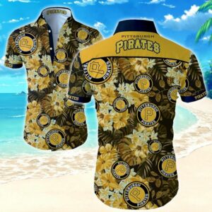 Pirates Hawaiian Shirt Paisley Pattern Broken Logo Pittsburgh Pirates Gift  - Personalized Gifts: Family, Sports, Occasions, Trending