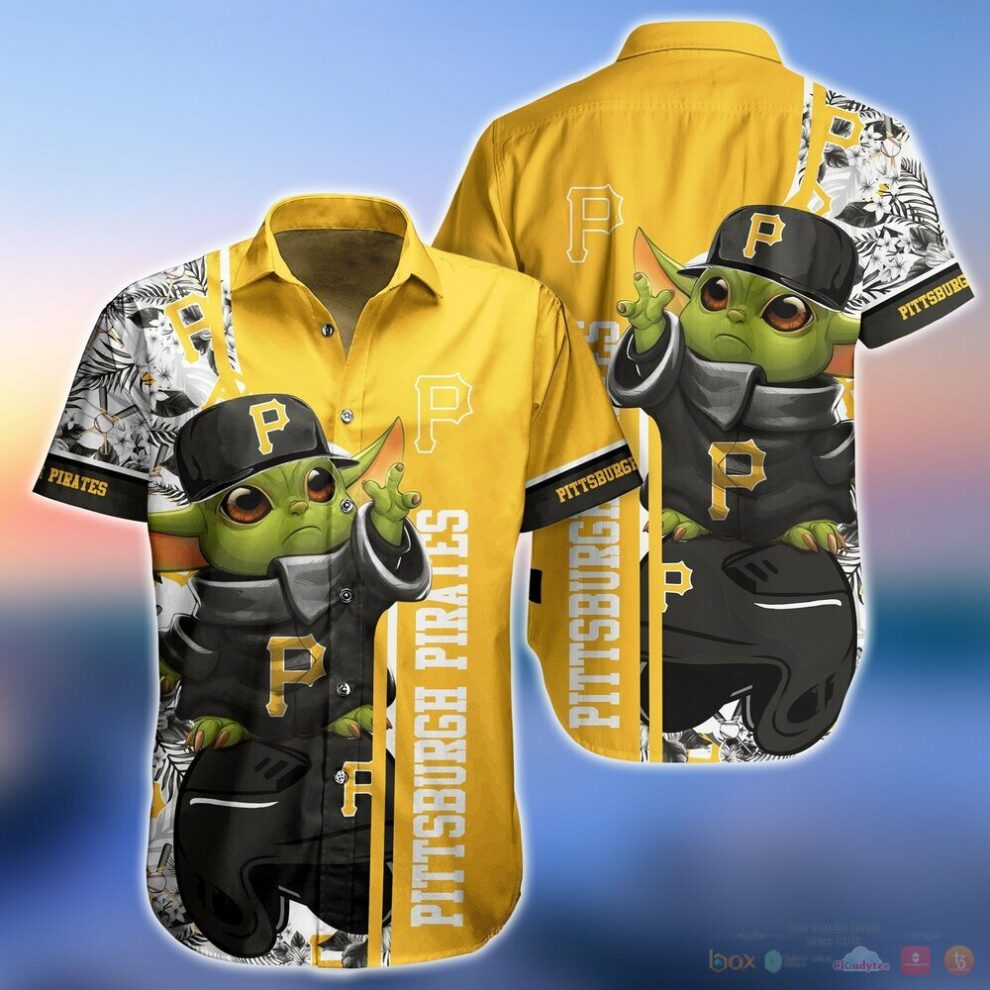 Pittsburgh Pirates Baby Yoda Mlb Hawaiian Shirt - Piratesfanstore.com